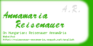 annamaria reisenauer business card